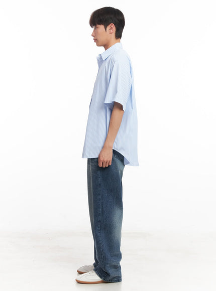 mens-short-sleeve-buttoned-striped-shirt-ia521