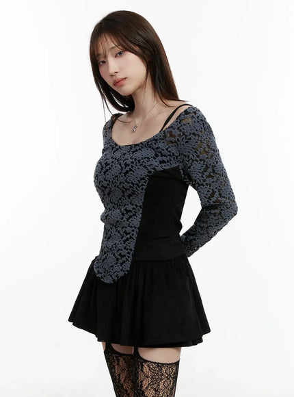 fleece-lace-long-sleeve-top-ij521