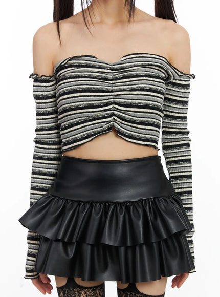 cropped-striped-off-shoulder-long-sleeve-top-cd522