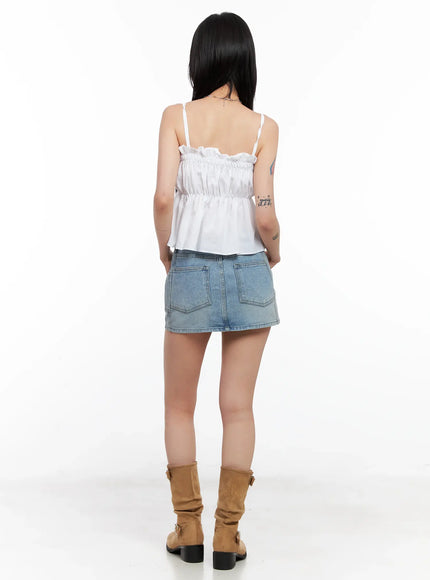 high-waist-denim-mini-skirt-cl525