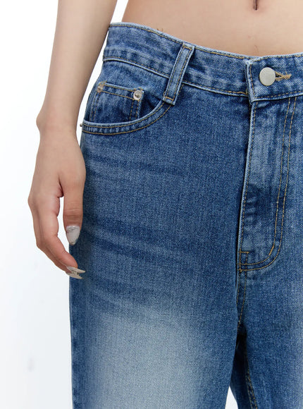 Eunbyul Wide-Leg Flare Denim Jeans CL530