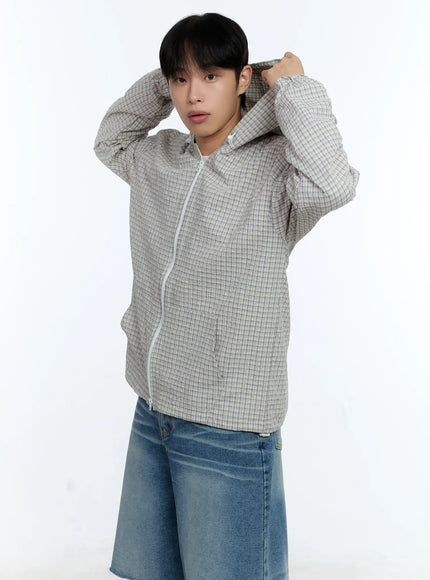 mens-checkered-windbreaker-jacket-ig515