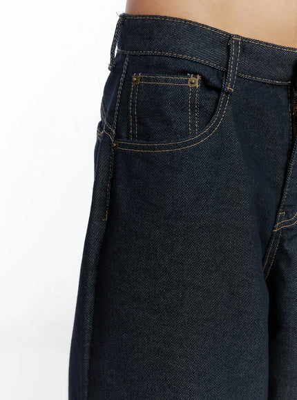 Giada Raw Indigo Wide-Leg Jeans CS505