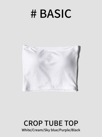 Cropped Tube Top #B17