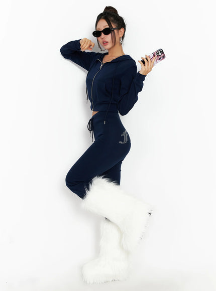 Graphic Bootcut Sweatpants CO515