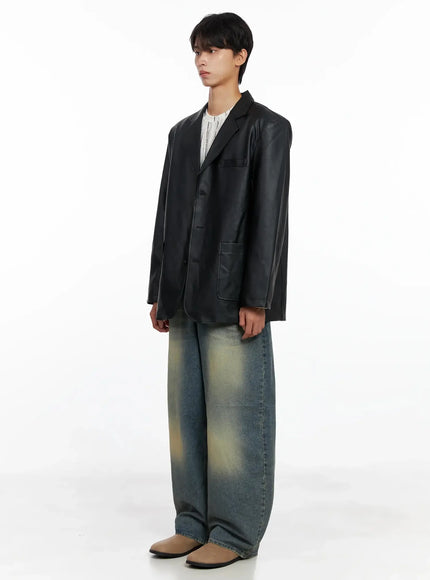 mens-faux-leather-blazer-jacket-io516