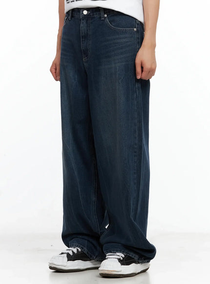 Men's Dark-Wash Vintage Jeans IL516