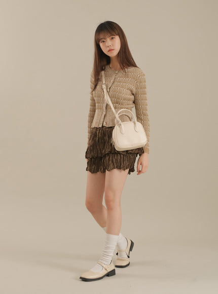 Ruffle Tier Mini Skirt J17