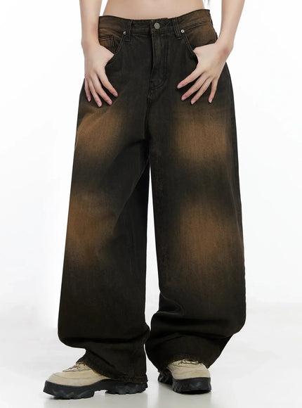 Alayna Vintage Wash Baggy Jeans IM502