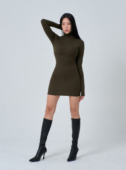 Turtleneck Mini Dress IN24