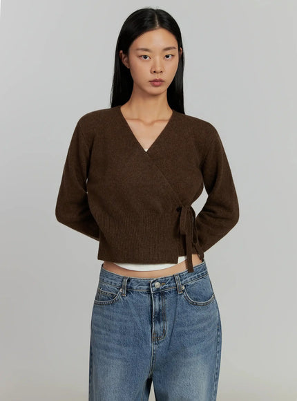 trao-string-wrap-cardigan-ij505