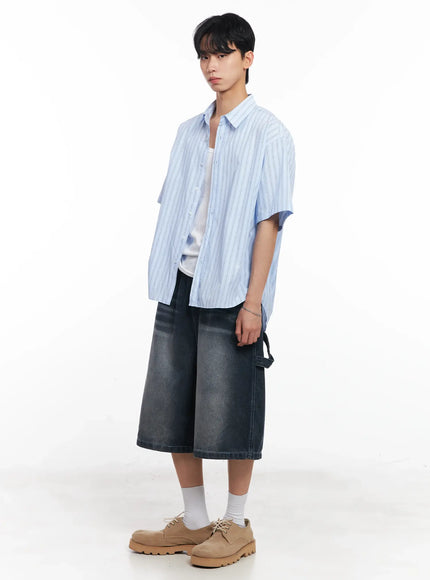 mens-striped-button-up-shirt-il504