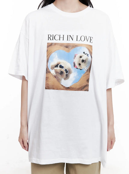 Oversized Graphic T-Shirt CL515