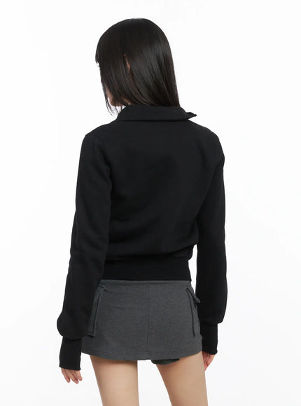 cross-stud-zip-up-jacket-cj501