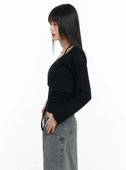 Tank and Wrap Cardigan Set IM530