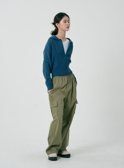 Cargo Wide Pants ID08