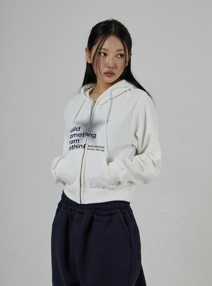 Graphic Zipper Hoodie CD27