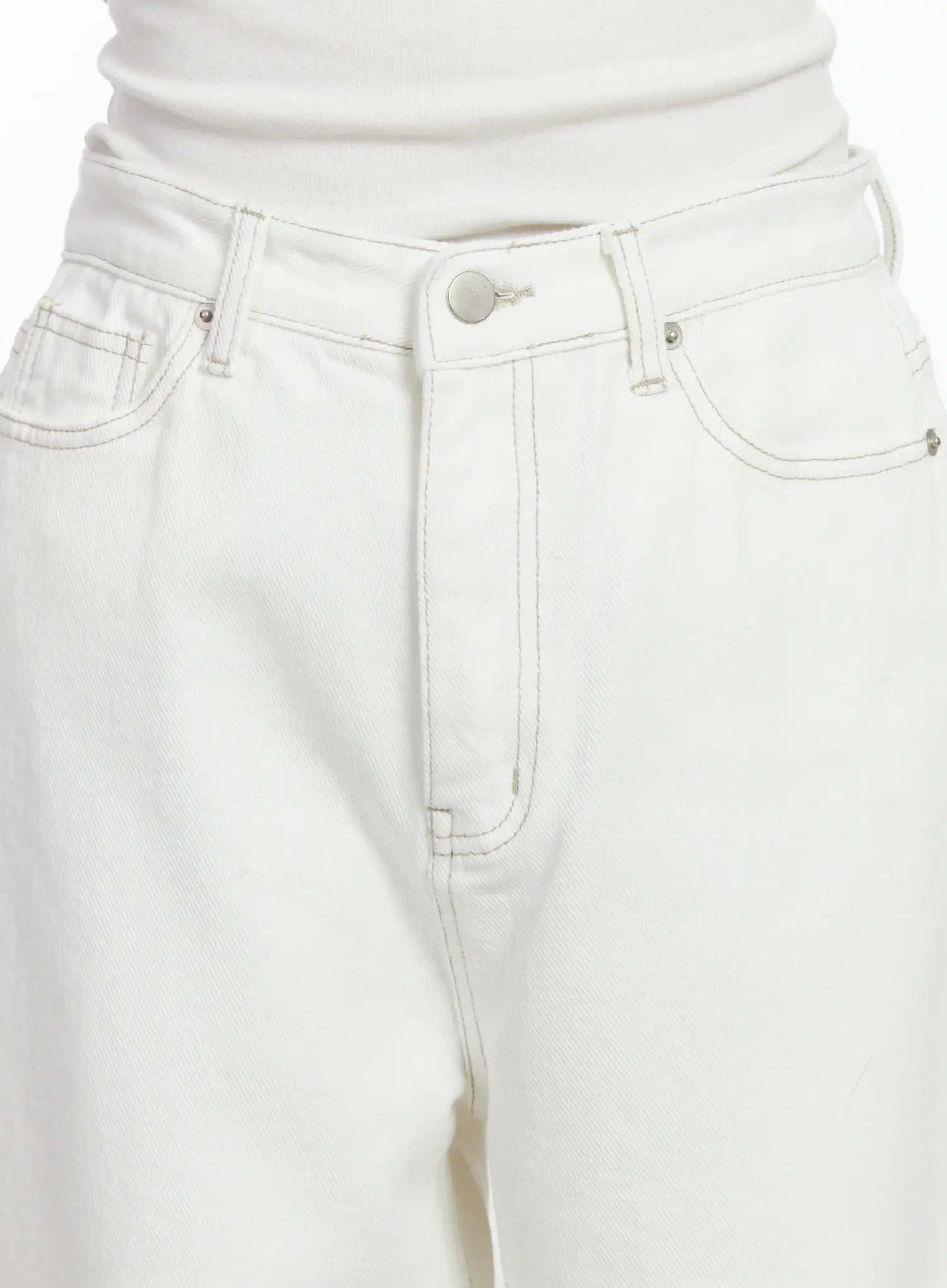 Cielo Fleece-Lined Wide Leg Jeans IJ529