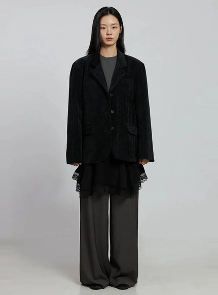 Classic Velvet Oversized Blazer IM520