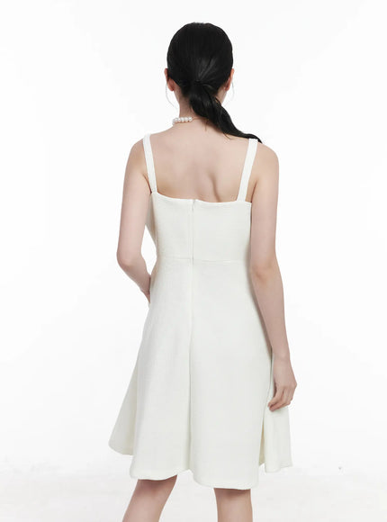 Tweed Bow Mini Dress CA509