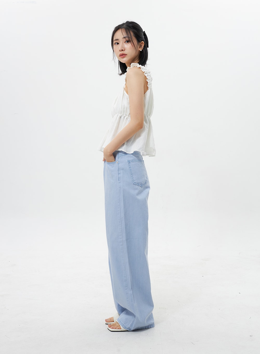 Cotton Baggy Pants OY309