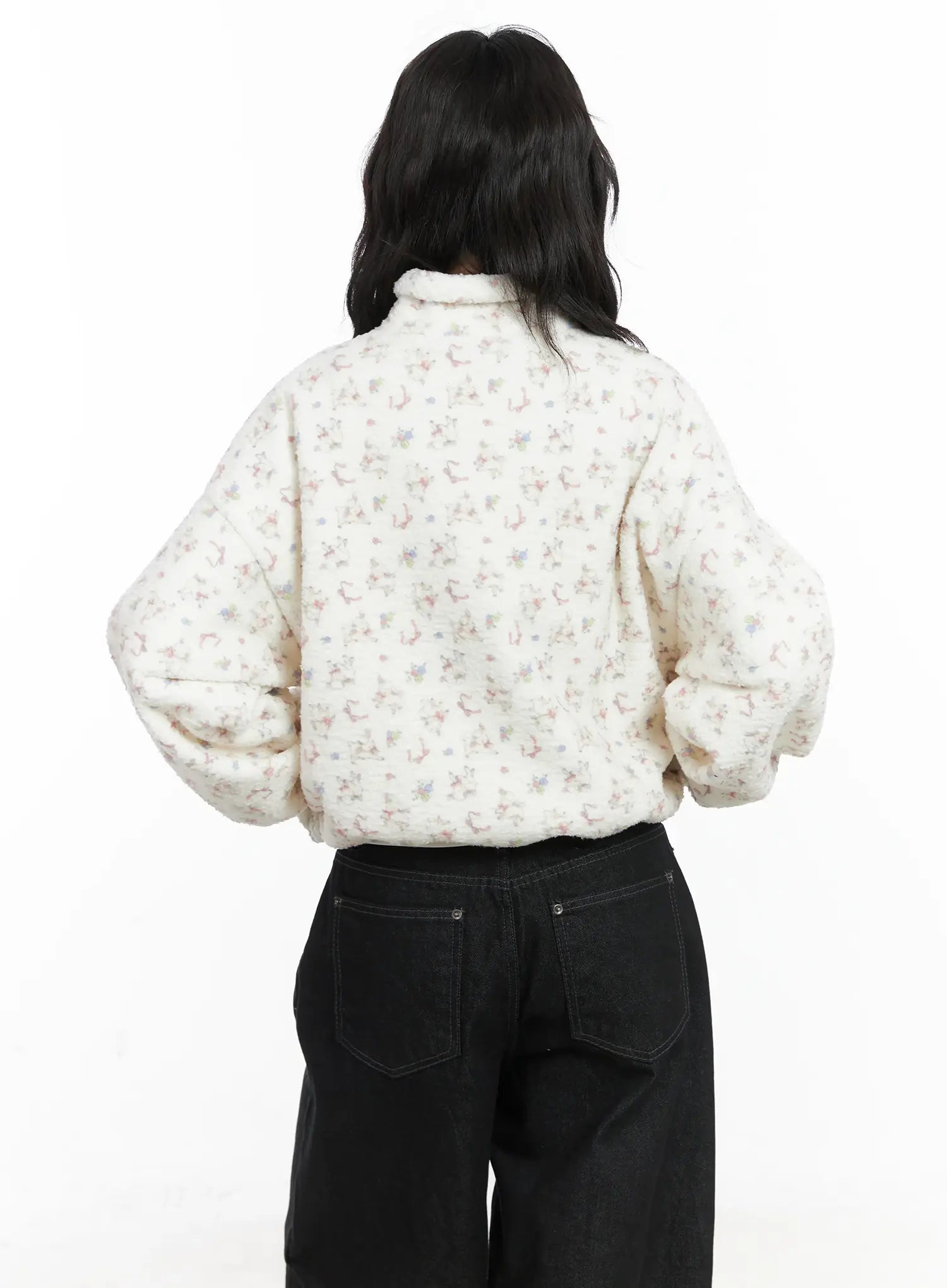 Kelfie Overfit Fleece Jacket CN528