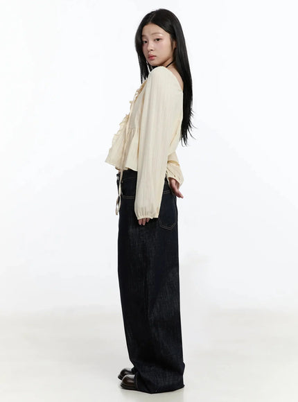 Romantic Frill Lace Blouse IM513