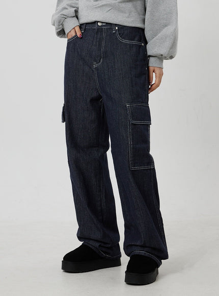 Wide Cargo Jeans CF302