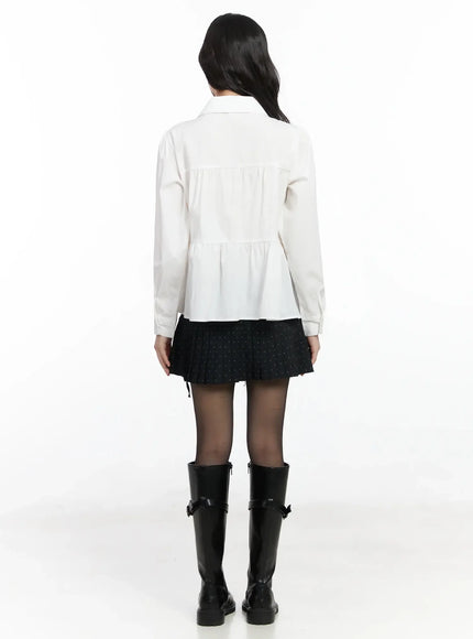 polka-dot-pleated-mini-skirt-if505