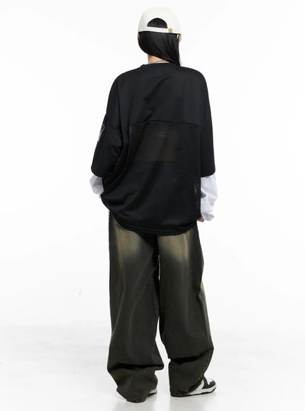 Oversized Graphic Long Sleeve CC1109