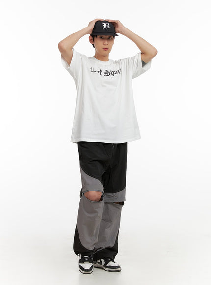 mens-nylon-zippered-baggy-pants-il404