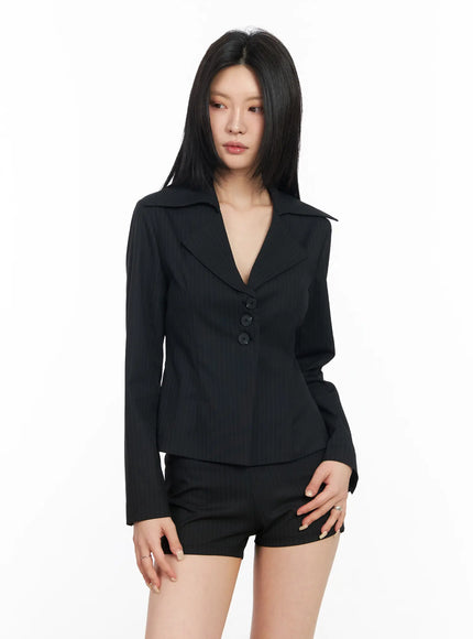chic-striped-tailored-blazer-jacket-cm517