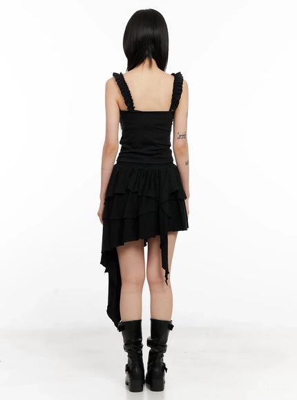 asymmetric-ruffle-dress-cl528