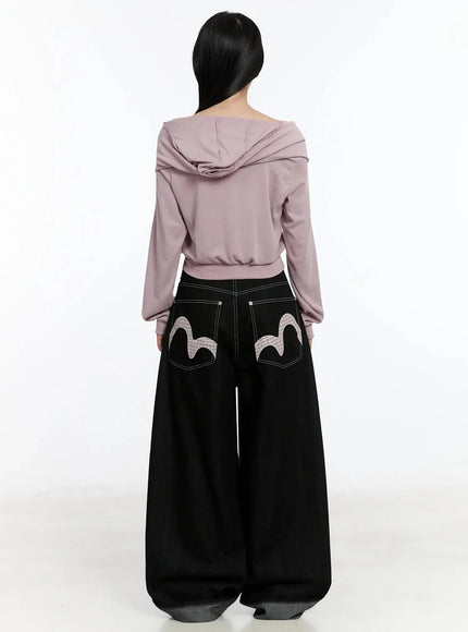 kacey-plaid-stitched-back-pocket-baggy-jeans-im513