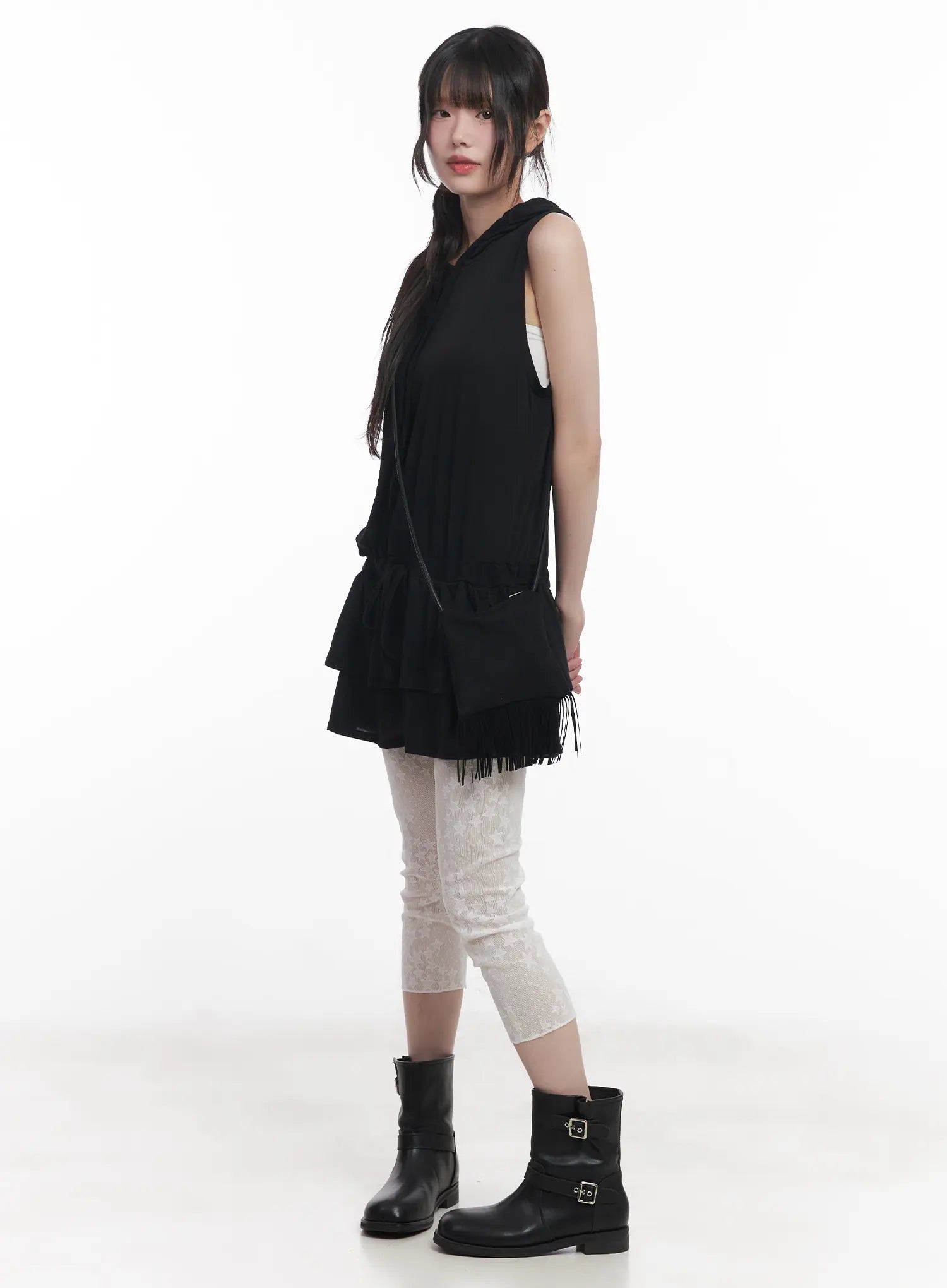 star-print-sheer-mid-length-leggings-cu519