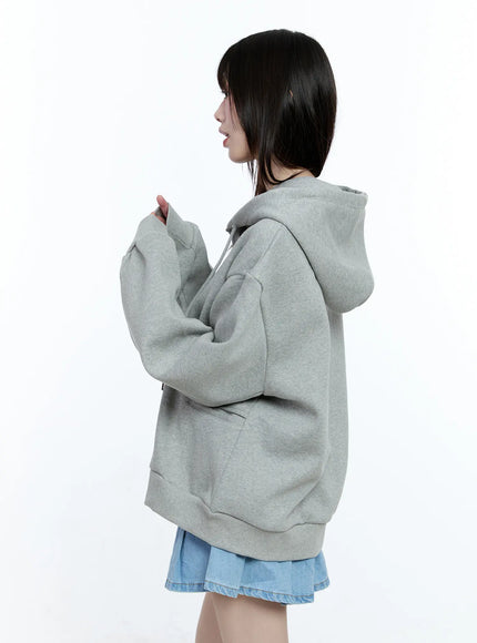 Oversized Buttoned Hoodie CG511