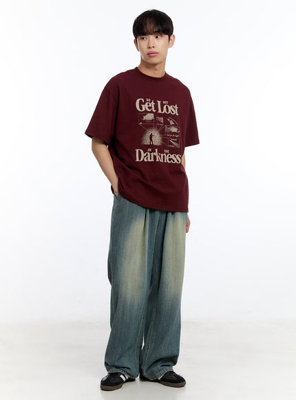 men-s-pintuck-denim-sweatpants-blue-iy529