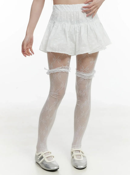 floral-embroidered-skort-ij521