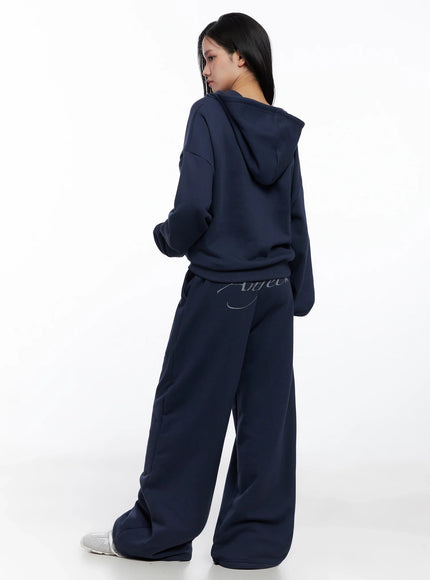 Angel Graphic Zip-Up Hoodie IS525