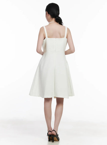 Tweed Bow Mini Dress CA509