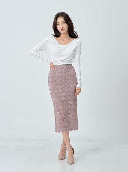 Wide V-Neck T-Shirt IO21