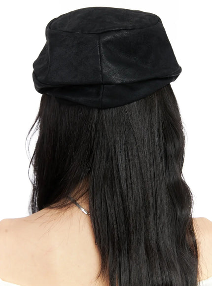 buttoned-faux-leather-cap-in528