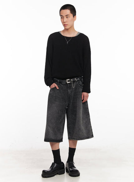 mens-washed-wide-fit-jorts-iy505