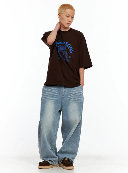 Men's Lucas Graphic Oversized Tee IL514