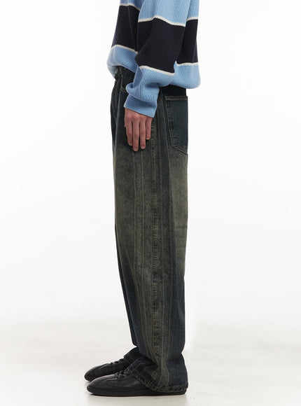 Men's Vintage Straight-Leg Jeans IA510