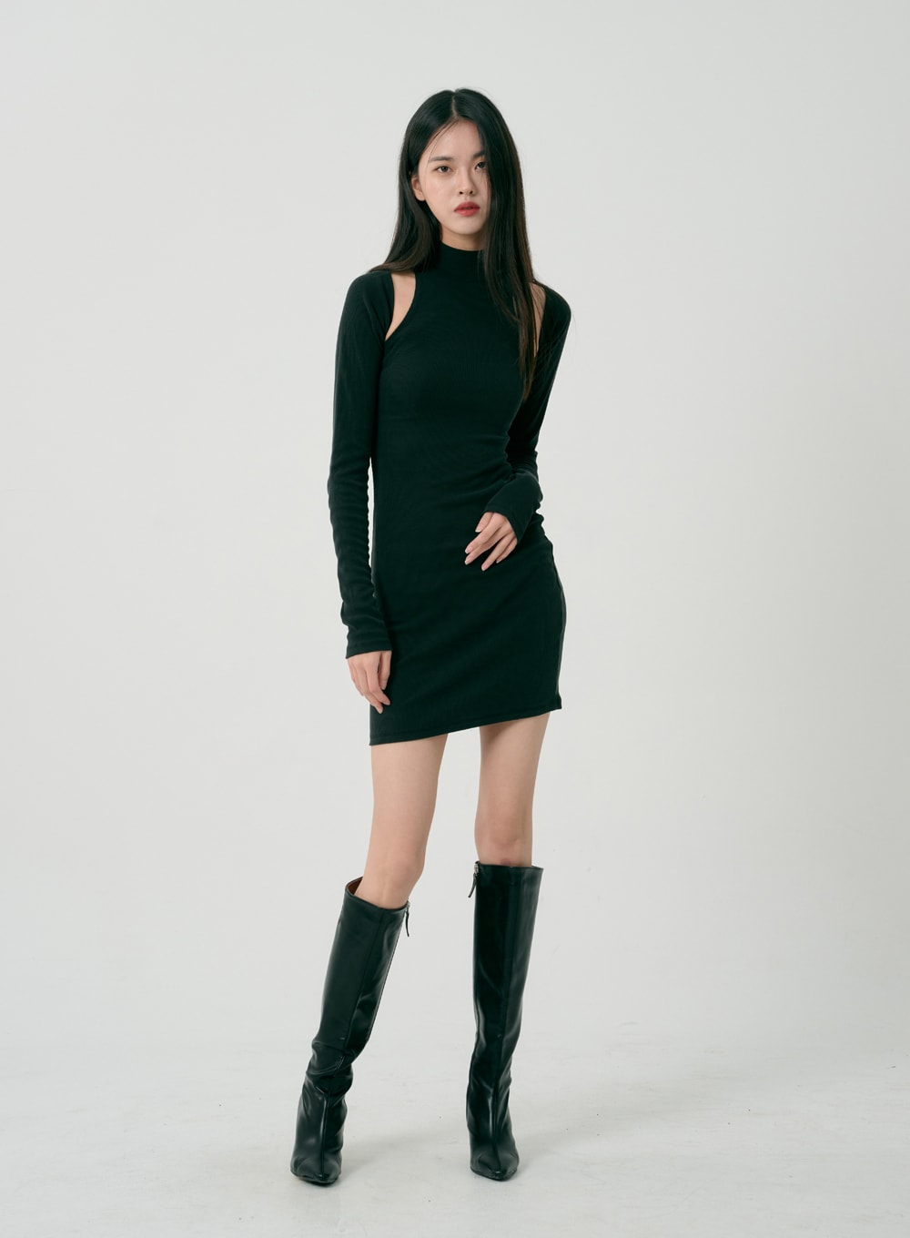 Bolero And Sleeveless Mini Dress Set ID07