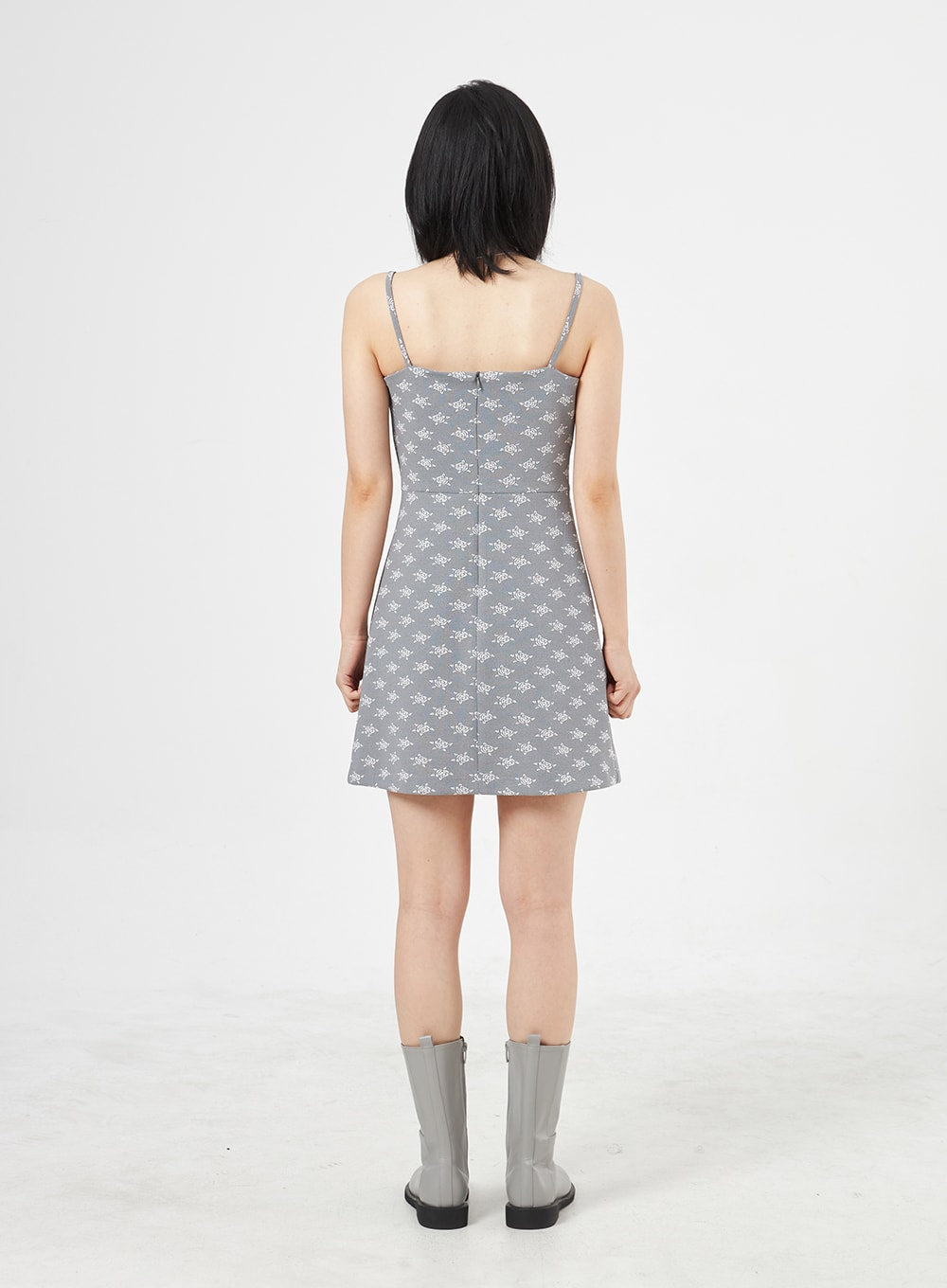 Rose Print Mini Dress OA310