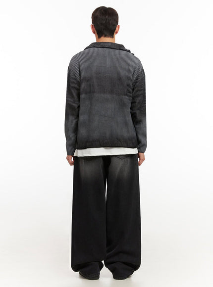 Men's Washed Relaxed-Fit Jeans IF517