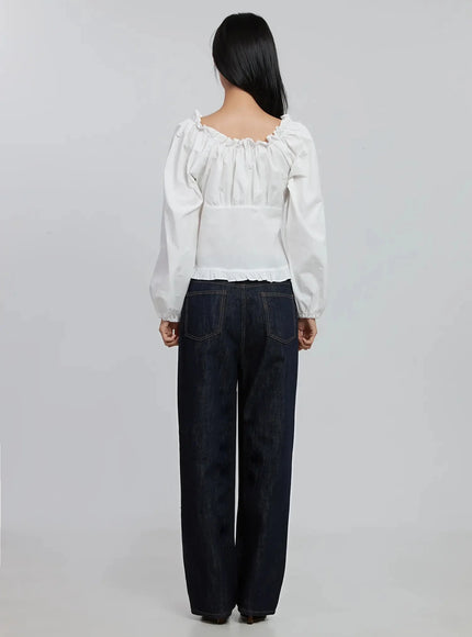 frill-button-up-blouse-id504