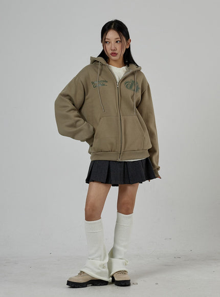 Graphic Zipper Hoodie Sweatshirt Unisex CD26